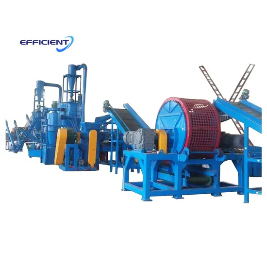 Old Tire Recycling Rubber Powder Plant Tire Recycling Production Line Scrap Tyre Rubber Powder Recycling Plant